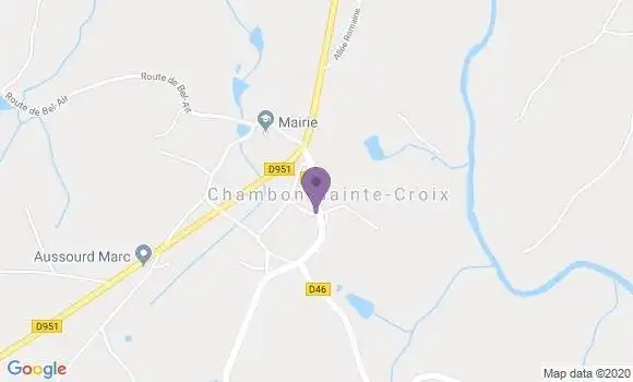 Localisation Lourdoueix St Pierre Bp - 23360