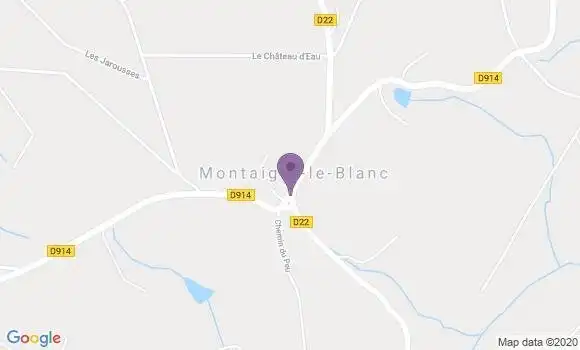 Localisation Montaigut le Blanc Bp - 23320