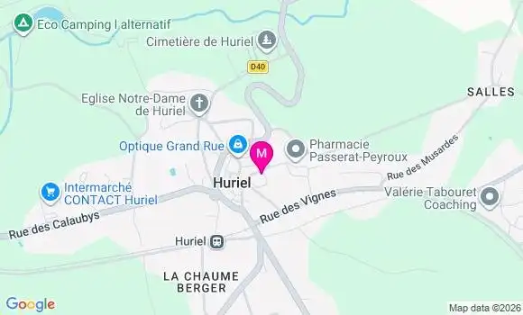 Localisation Huriel - 03380