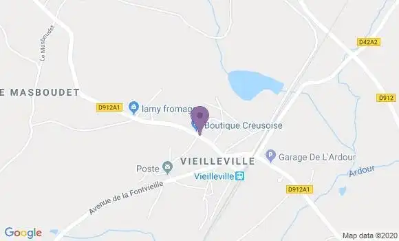 Localisation Mourioux Vielleville Bp - 23210