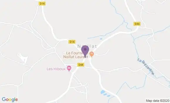 Localisation Naillat Bp - 23800