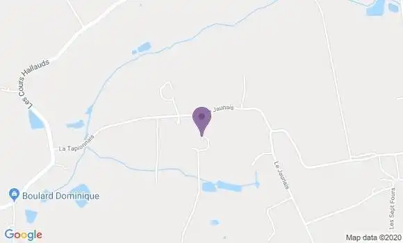 Localisation Nouziers Ap - 23350