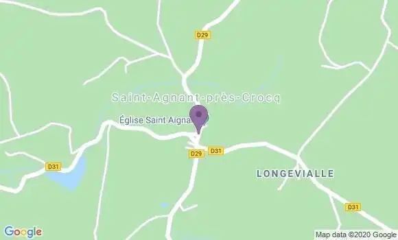 Localisation Saint Agnant Pres Crocq Pp - 23260