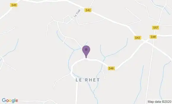 Localisation Saint Etienne de Fursac Bp - 23290