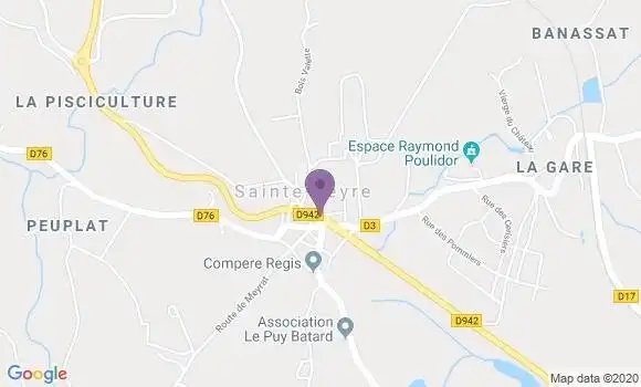 Localisation Sainte Feyre - 23000