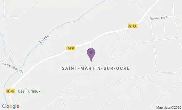 Localisation Saint Martin Chateau Ap - 23460