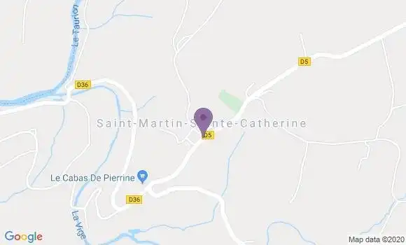 Localisation St Martin Ste Catherine le Theil Bp - 23430