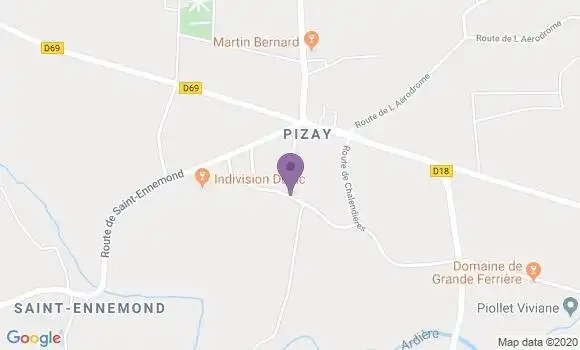 Localisation Saint Moreil Bp - 23400