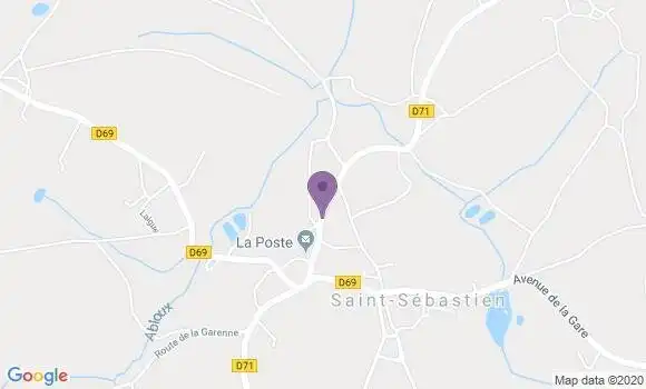 Localisation Saint Sebastien - 23160