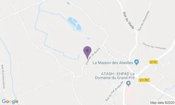 Localisation Saint Sulpice les Champs Bp - 23480