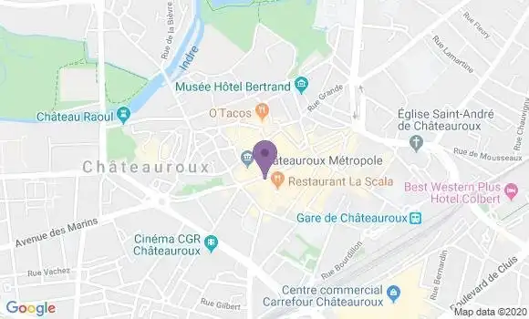Localisation Saint Vaury - 23320
