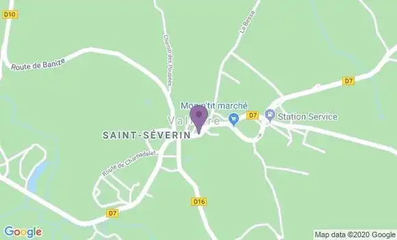 Localisation Valliere Bp - 23120