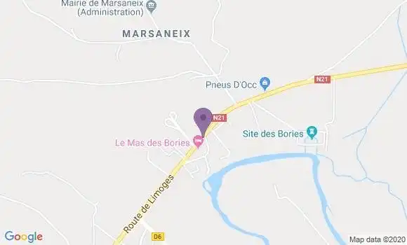 Localisation Antonne et Trigonant Ap - 24420