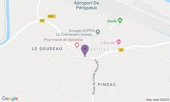 Localisation Bassillac Bp - 24330
