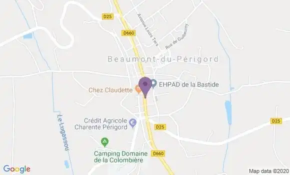 Localisation Beaumont Bp - 24440