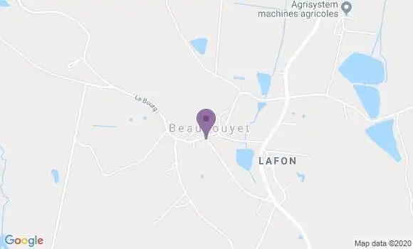 Localisation Beaupouyet Ap - 24400