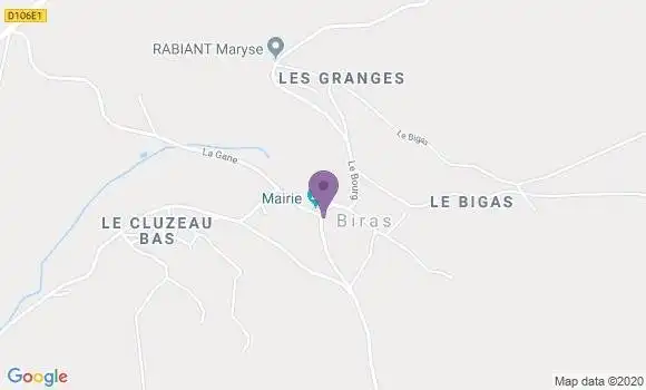 Localisation Biras Ap - 24310