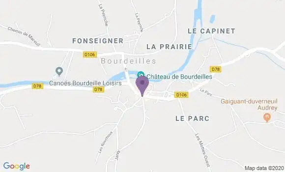 Localisation Bourdeilles Bp - 24310