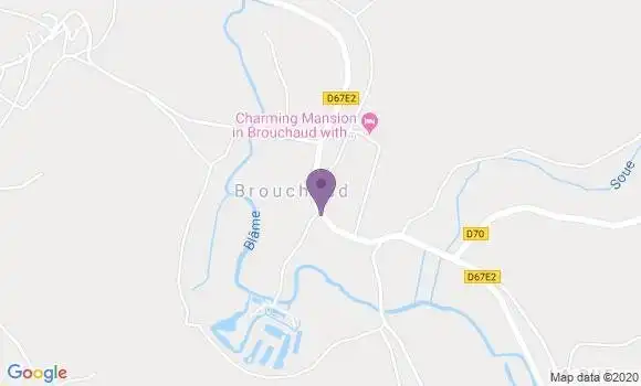 Localisation Brouchaud Ap - 24210