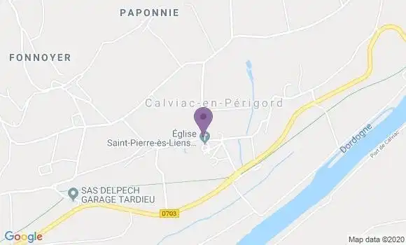Localisation Calviac Ap - 24370