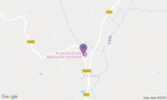 Localisation Villac Ap - 24120