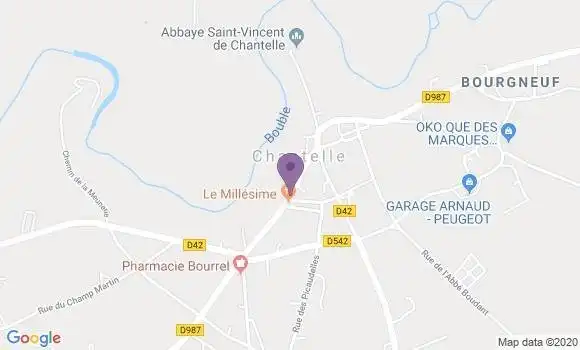 Localisation Chantelle - 03140