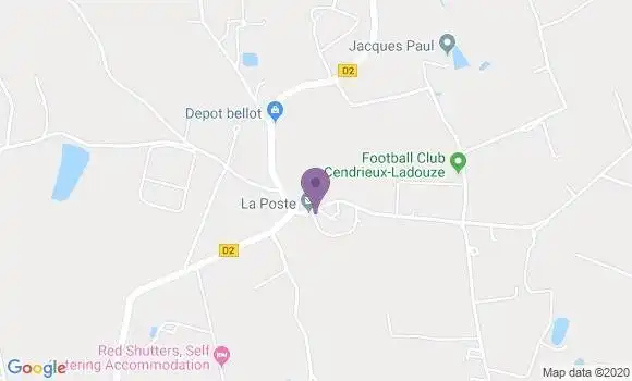 Localisation Cendrieux Ap - 24380