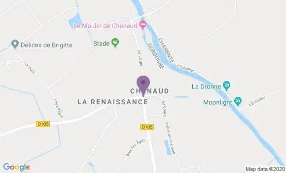 Localisation Chenaud Ap - 24410