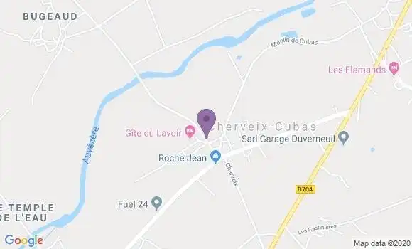 Localisation Cherveix Cubas Bp - 24390