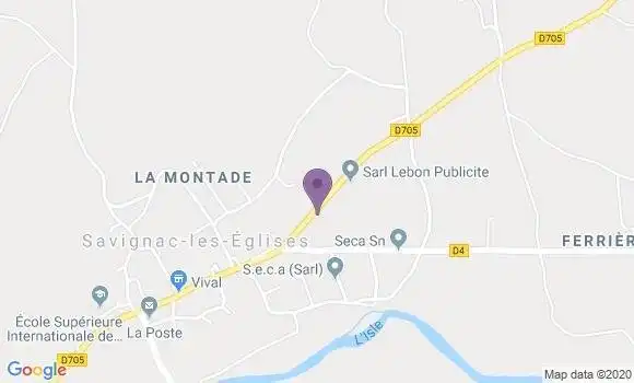 Localisation Coulaures Bp - 24420