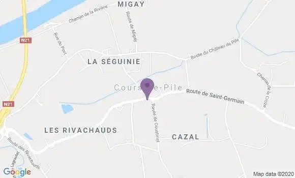 Localisation Cours de Pile Bp - 24520