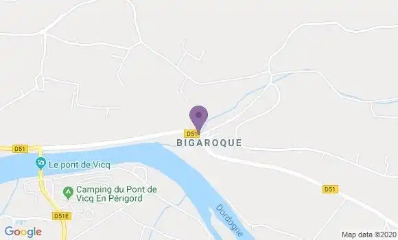 Localisation Coux et Bigaroque Ap - 24220