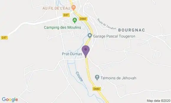 Localisation Couze et Saint Front Bp - 24150