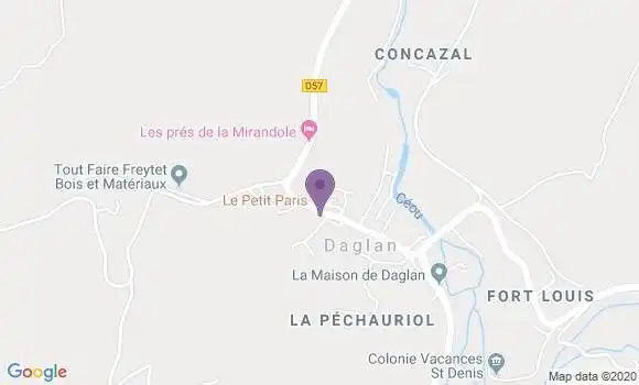 Localisation Daglan Ap - 24250