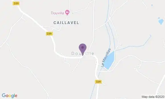 Localisation Douville Bp - 24140
