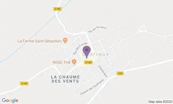 Localisation Charroux Ap - 03140