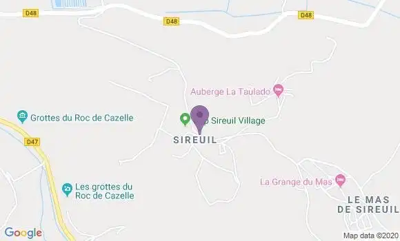 Localisation Les Eyzies de Tayac Sireuil Bp - 24620
