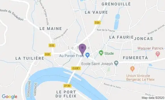 Localisation Le Fleix Bp - 24130