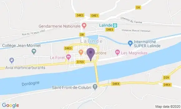 Localisation Lalinde - 24150