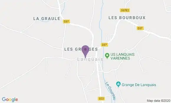 Localisation Lanquais Bp - 24150