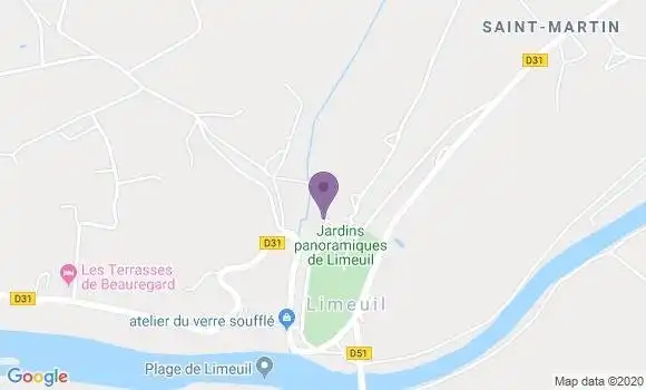 Localisation Limeuil Ap - 24510
