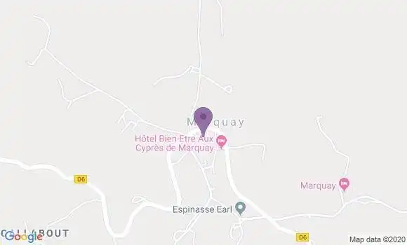 Localisation Marquay Ap - 24620