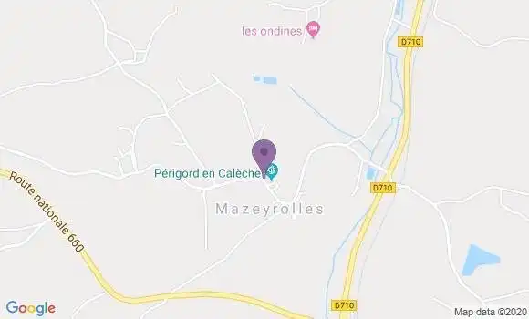 Localisation Mazeyrolles Ap - 24550