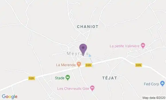 Localisation Meyrals Ap - 24220