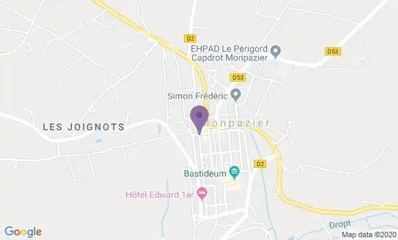 Localisation Monpazier - 24540