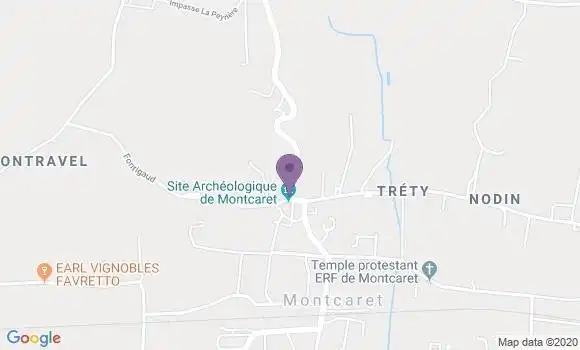 Localisation Montcaret Bp - 24230