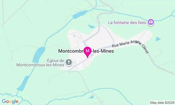Localisation Montcombroux les Mines - 03130