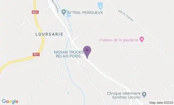 Localisation Notre Dame de Sanilhac Ap - 24660