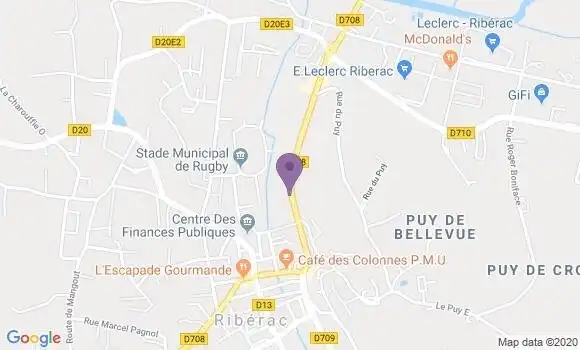Localisation Riberac - 24600