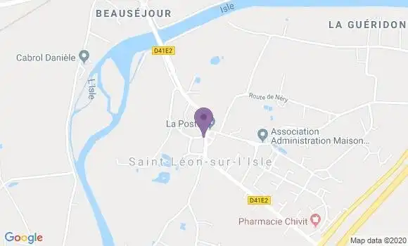 Localisation Saint Leon sur l